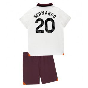 Manchester City Bernardo Silva #20 Dětské Venkovní dres komplet 2023-24 Krátký Rukáv (+ trenýrky)